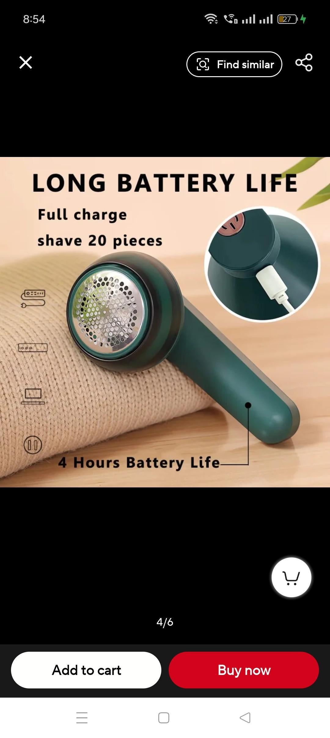 Portable Lint Remover