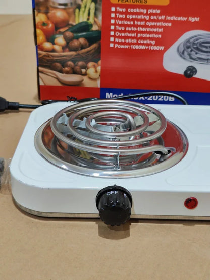 Hot Plate Double Electric Stove 2000watt | Electric Stove 2000 Watt | Electric Cooker | Electric Coil Cooking Stove – Electric Cholha