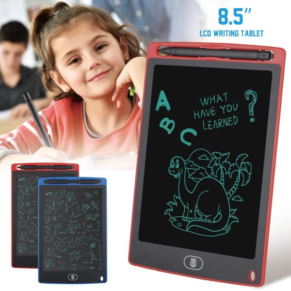 Multi Color 8.5inch Writing Tablet Kids Paperless Electric Cell Operate With Box (random Color)